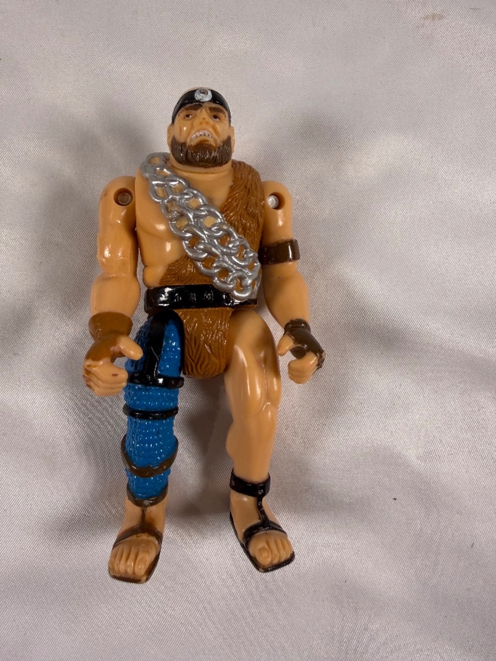 Vintage 1984 AD&D Zorgar Evil Barbarian Battle-Matic Figure